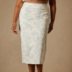 NWT Bridal by ELOQUII Printed Pencil Skirt 18